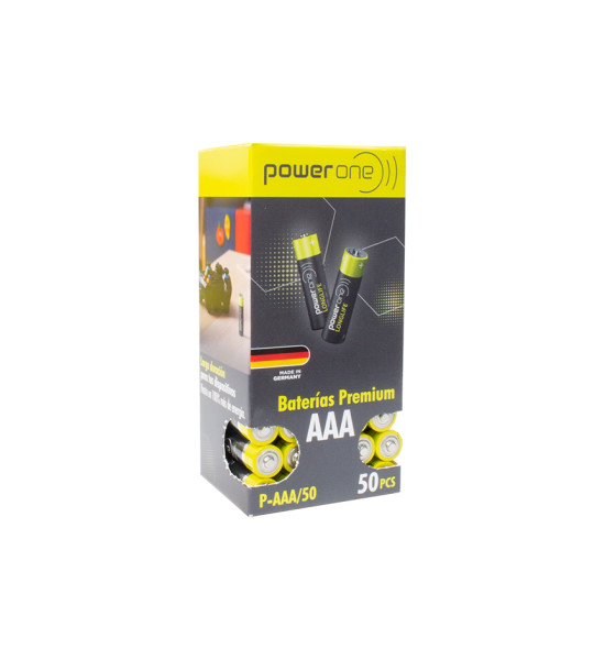 Pilas Alcalinas, Longlife Power, AAA - Caja x 50 Und.